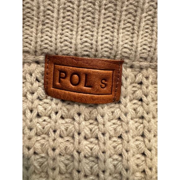 POL Creamy Biege Knit Crochet Pencil Skirt- Size Small - Picture 6 of 8